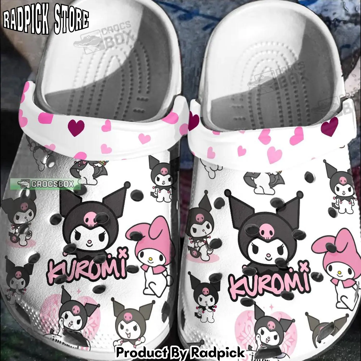Radpick sweet and edgy kuromi crocss rp6521021